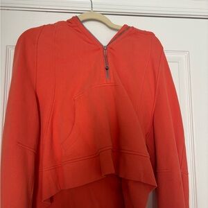 Lululemon Athletica Vibrant Orange Hoodie